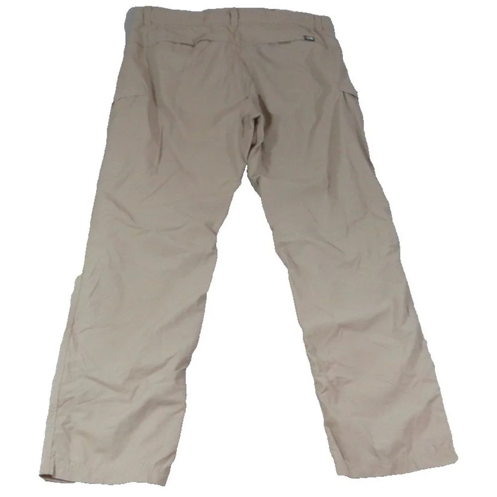 The North Face Cargo Pants Mens 36 Tan Nylon Climb Trail Hiking Outdoor Utility